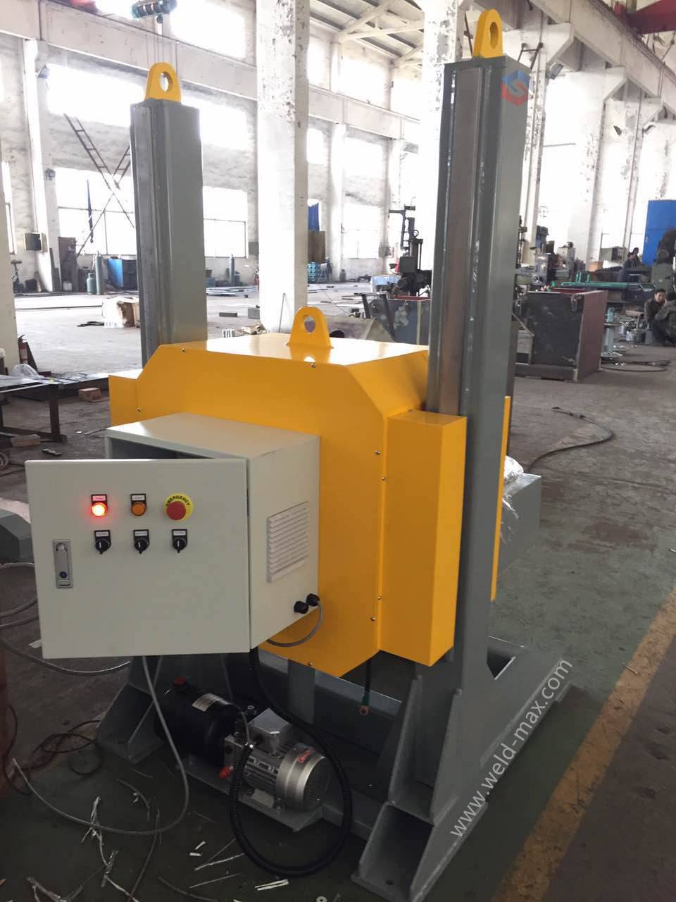 Hot sale Factory 3ton 3 Jaws Chuck Welding Positioners - Yellow 10T L-Type Welding Positioner With 2000mm Table And 3KW Turning Power – Sanlian