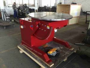 HBJ-06 Auto Pipe Flange Turntable Welding Positioner With 0.75 Turning Power