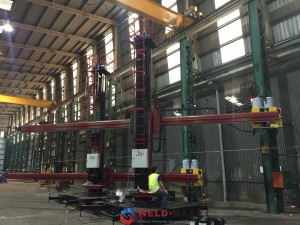 LH5070 Welding Manipulator With 5M Vertical Stroke And 7M Horizontal Stroke