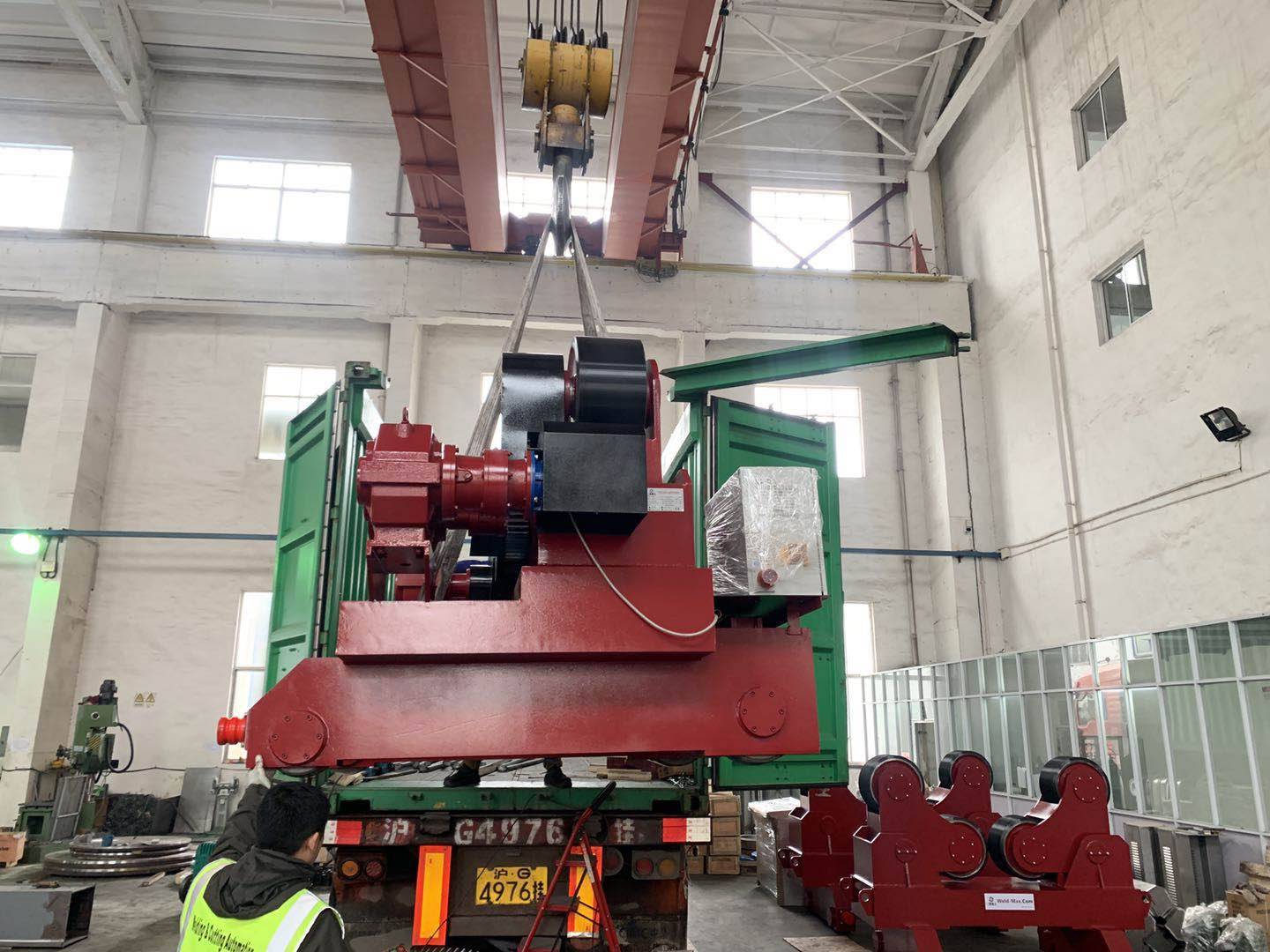 100T Self-aligned Welding Rotator ship to ARCELORMITTAL