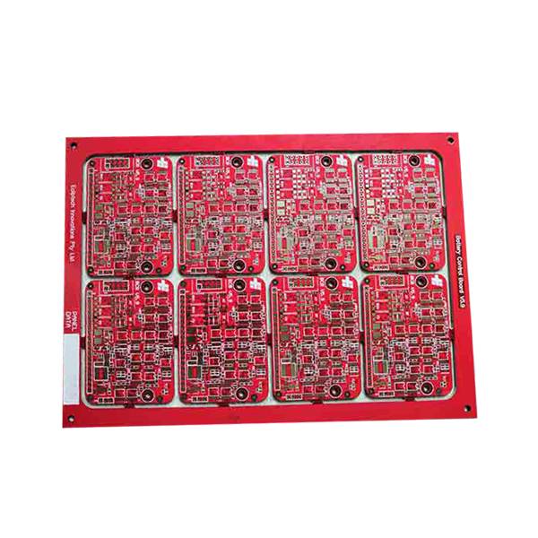 Standard FR4 material with 1.6mm thickness ENIG red solder mask PCB