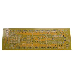 New Electronics Circuit Board PCB with yellow Solder Mask