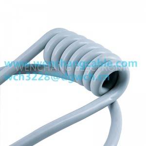 UL21284 Telephone Cable Spiral Cable Coiled Cable Curly Cable Elastic Cable Water-resistant