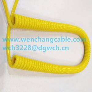 UL21330 PUR Coiled Cable Spiral Cable Spring Cable Elastic Cable Curly Cable