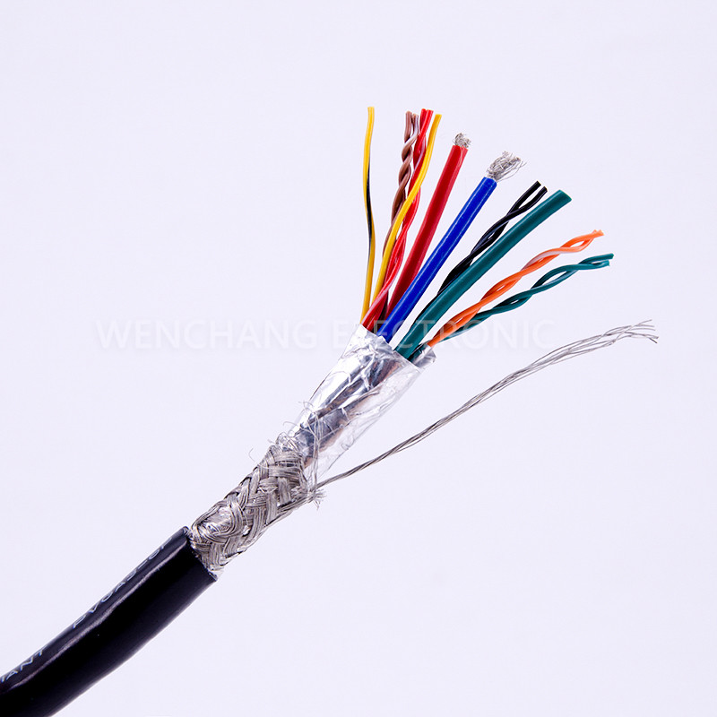 UL21462 Internal Cable Multicore Cable Jacketed Cable with Shielding Al Foil Braided Featured Image