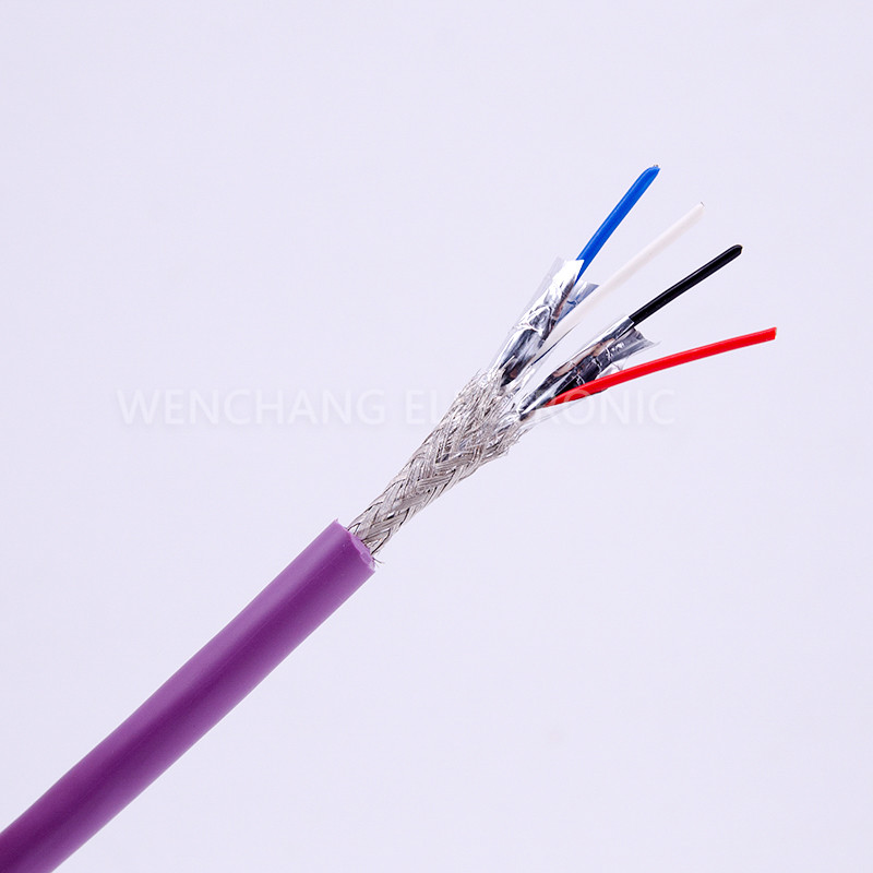 UL21632 Signal Transmission Cable TPE Jackted Cable with Shielding Al Foil Braided Featured Image