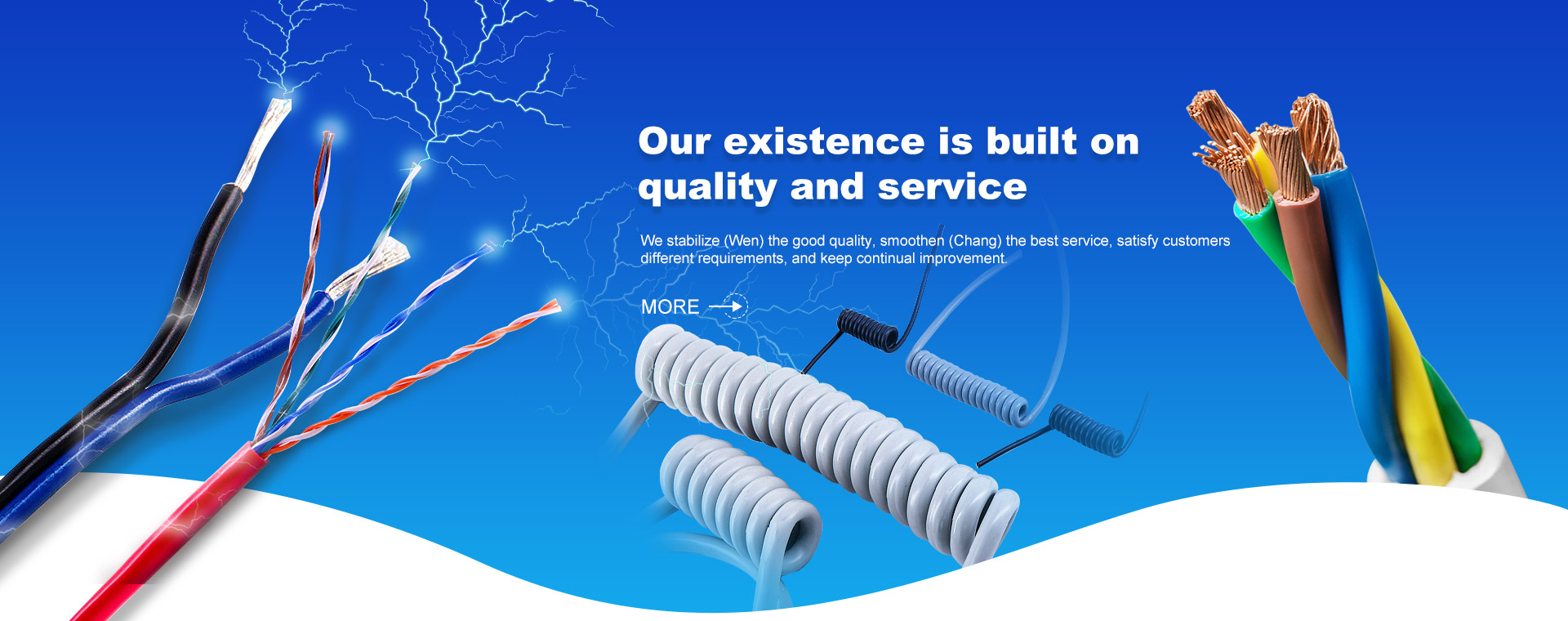 Our existence is built on  quality and service