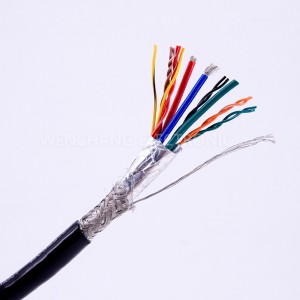 UL21765 TPU Cable Jacket Cable High Flexibility Twisted Pair with Al Foil Braided