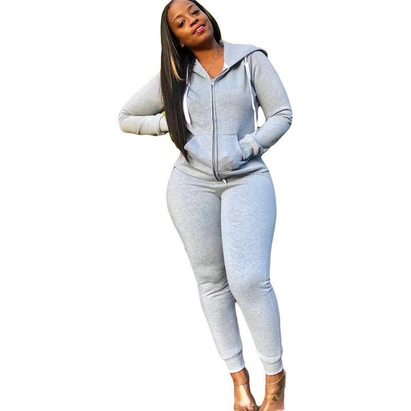 Wholesale 5XL Hoodie Tracksuit Women Oversized Two Piece Set Polyester ...