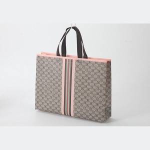 2019 Ne-teksitaj Shopping Bag Custom Design Malmultekosta Reciklita rapiron laminado