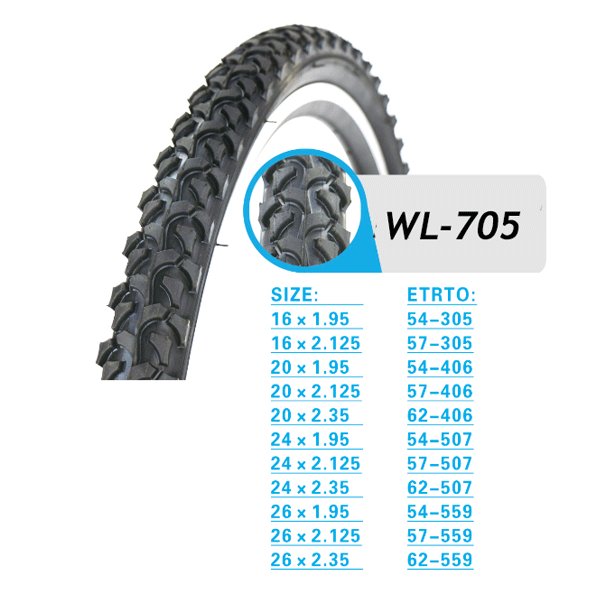 China Cheap price Three Wheel Motorcycle Tyres - MOUNTAIN BICYCLE TIRE WL705 – Willing