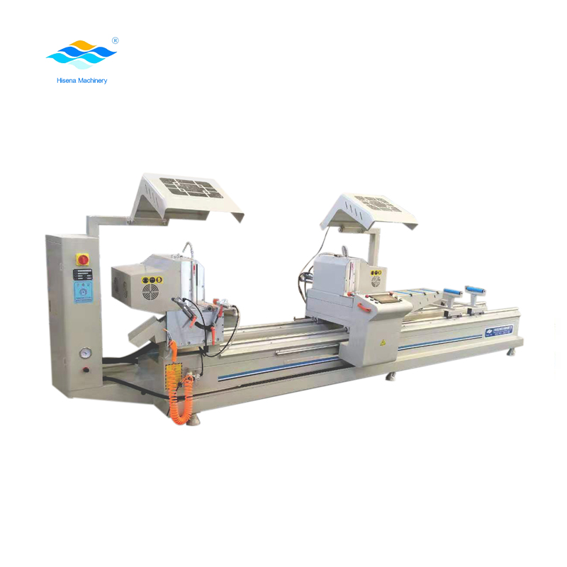 cnc double head cutting machine for window and door making