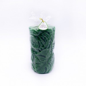 E125 The newest leaf-shaped carving craft candle