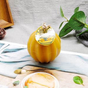 E05 E06 New arrival spherical 100% beeswax art candle for home decoration