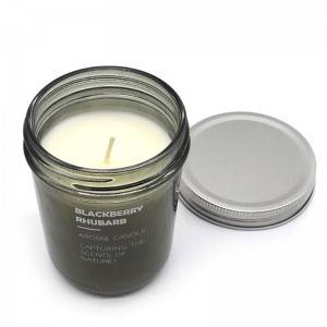 Personalized label aromatherapy candle