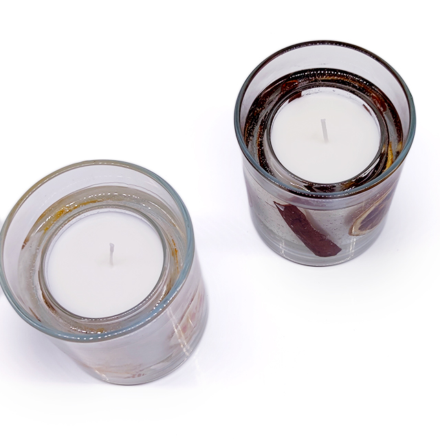 Real Dried Flowers Transparent Gel Candles - China Candle and