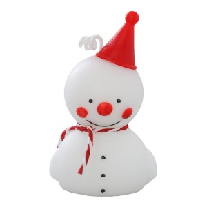 E154 Factory wholesale new Christmas snowman shaped craft candle suitable for Christmas home decoration