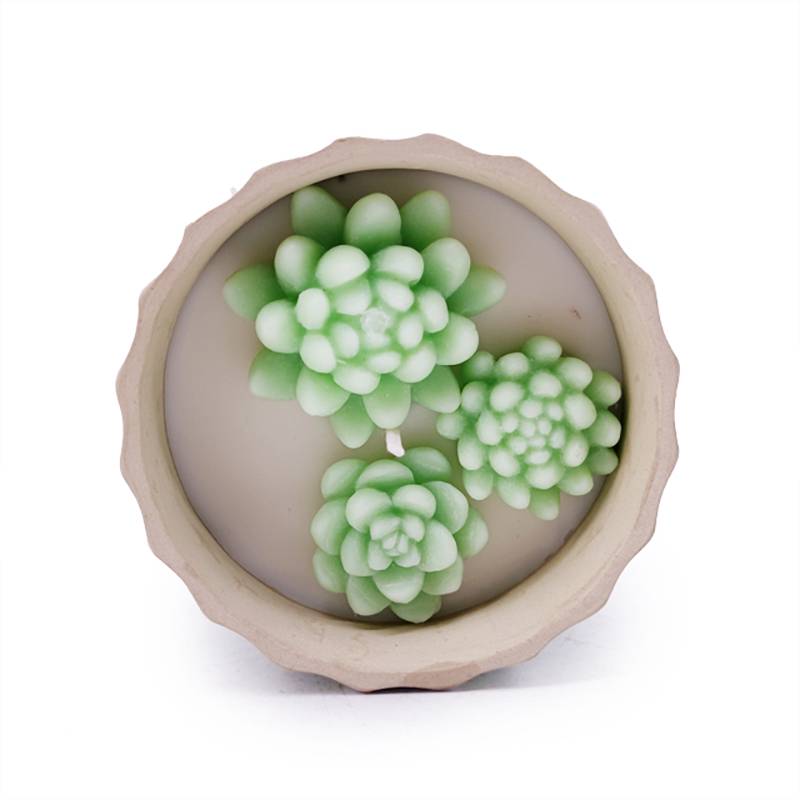 High Quality for Long Lasting Candles - Ceramics jar decorative art candle – Winby detail pictures