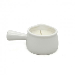 TC21 1.76oz scented SPA massage candle with essential oil in ceramic holder
