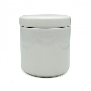 TC25 – 10.8oz luxury customized scented candle with essential oil in ceramic vessel