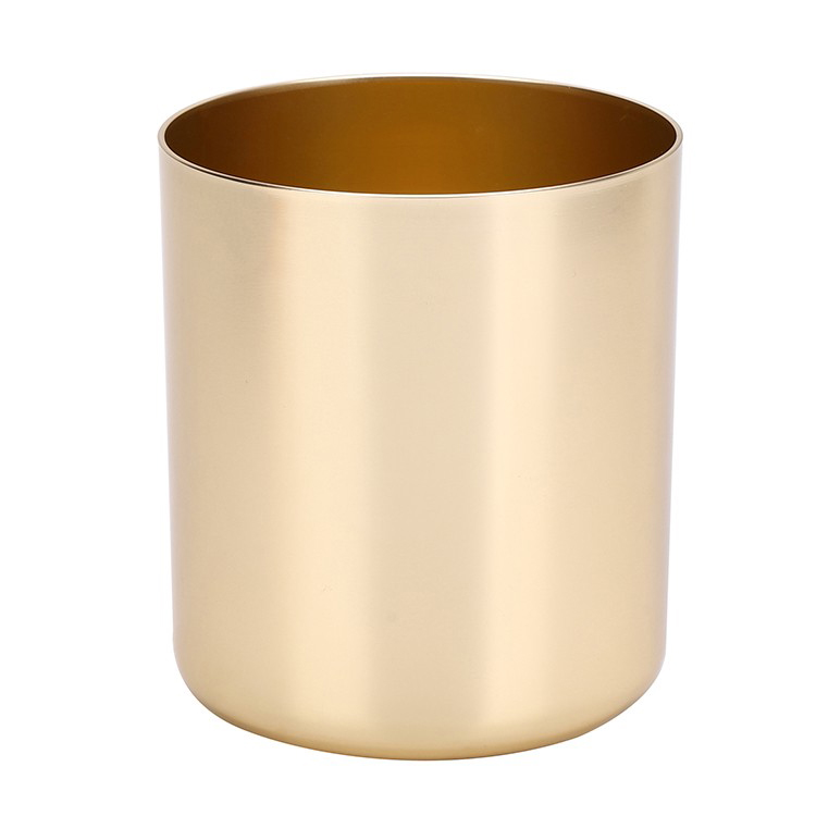 Environmentally friendly high-end luxury candle jar wax container jar candle cup with metal lid Featured Image