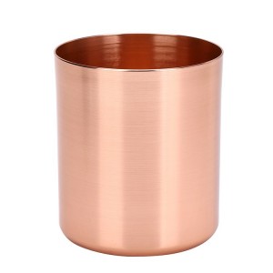 Environmentally friendly high-end luxury candle jar wax container jar candle cup with metal lid