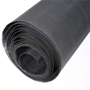 80X70 100X90 Mesh Low Carbon Mild Steel Iron Black Wire Cloth for Rubber Industries