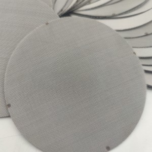 304 316 316L round shape stainless steel  filter disc