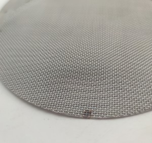 Rūpnīcas karstā izpārdošana Nerūsējošā tērauda stiepļu sieta apaļa ekrāna sieta filtra disks kafijas filtra disks