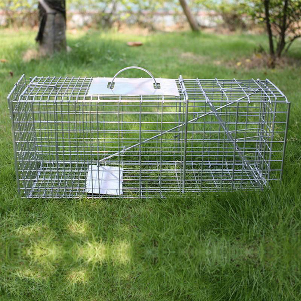 Animal Trap Humane Large Steel Cage Rodent Control Wire Cage Trap