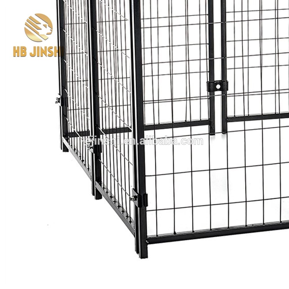 5x5x4' powder coated welded dog kennel fence panel