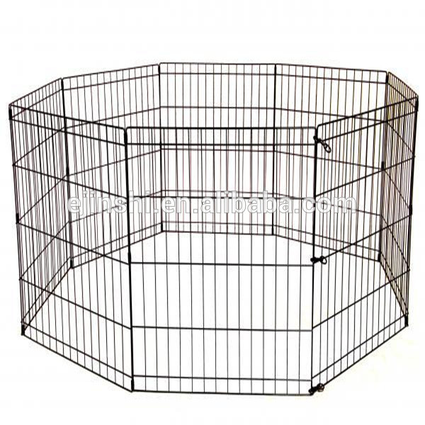 8 panel 42"-Black Tall Dog Playpen/ folding dog cage