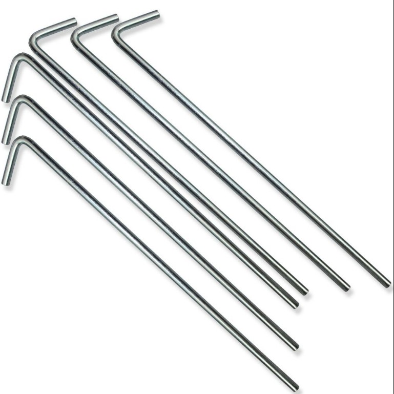 20pc Tent stakes garden stake pegs metal pegs
