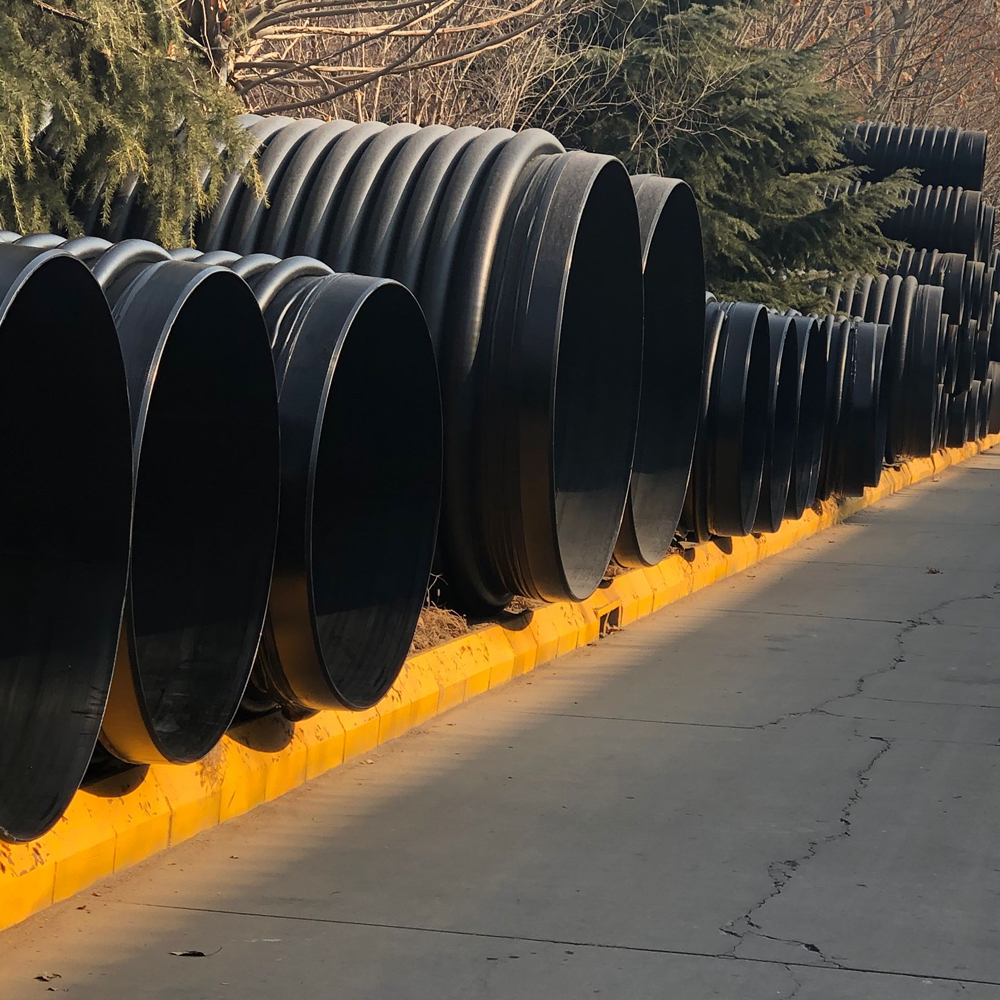 HDPE corrugated pipe plastic culvert pipe winding structure wall carat pipe