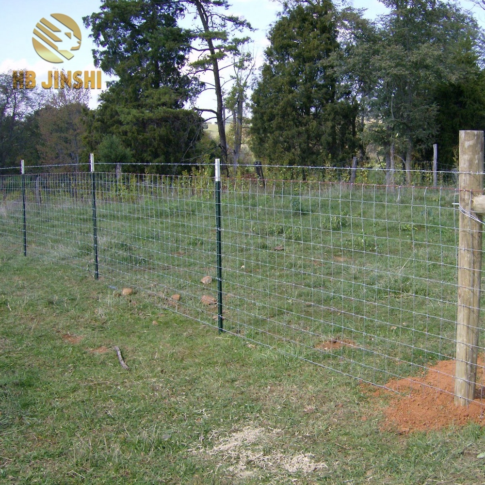 High Tensile Steel Wire Farm Field Fence Hinge Joint Cattle Fencing Wire Mesh in Rolls
