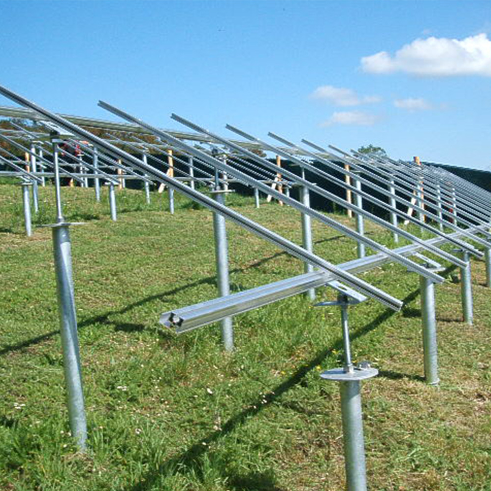 Helical pile Ground Screw Pole Anchor piles solar piles
