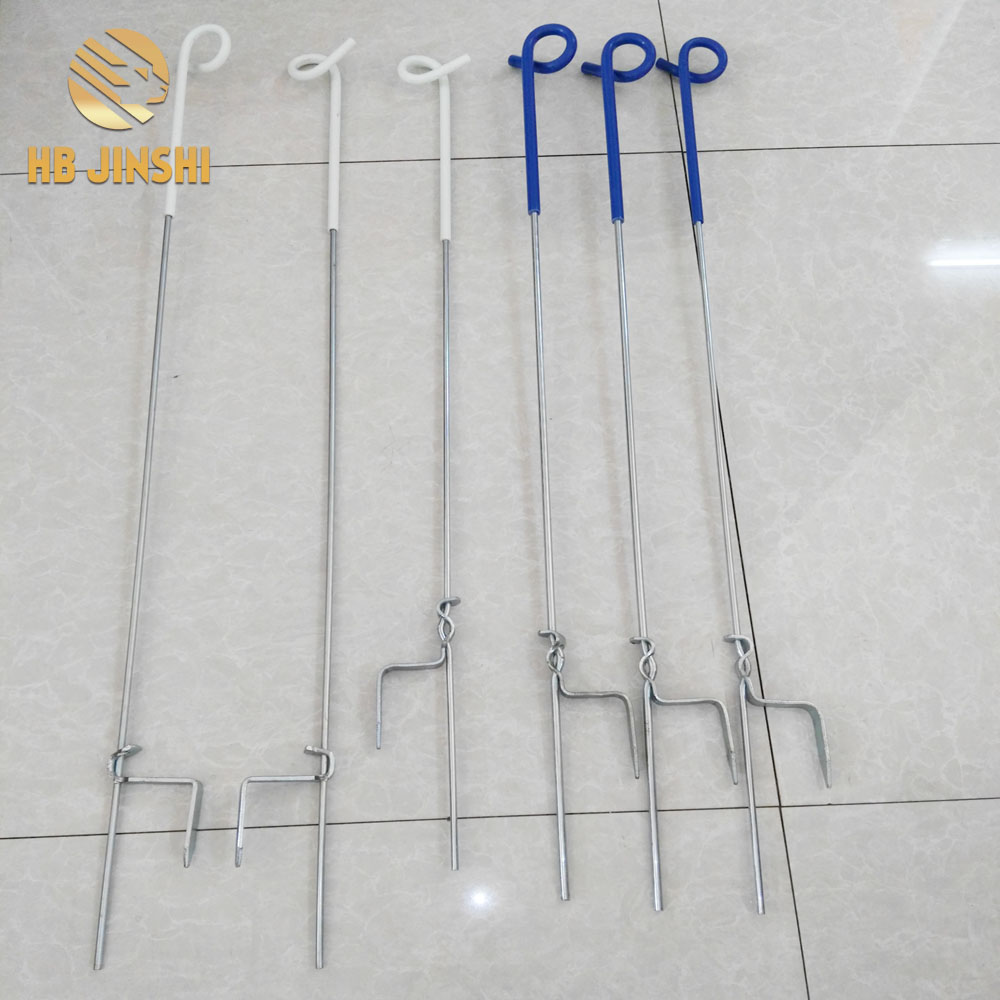 6.5mm Pigtail electric fence post stake for Animal rearing