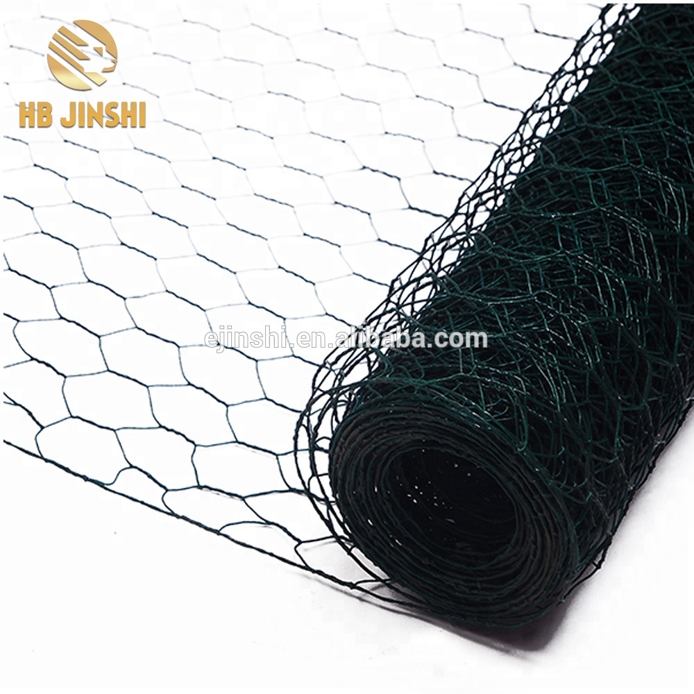 Galvanized with Black PVC Coated Hexagonal Wire Netting for poultry