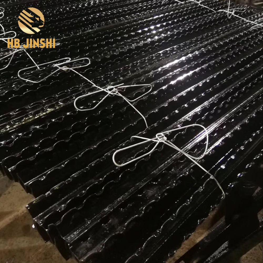 HB Jinshi High quality Cheaper price black bitumen paint steel Israel Y post 1.58KG/M X 2.4M Made In China