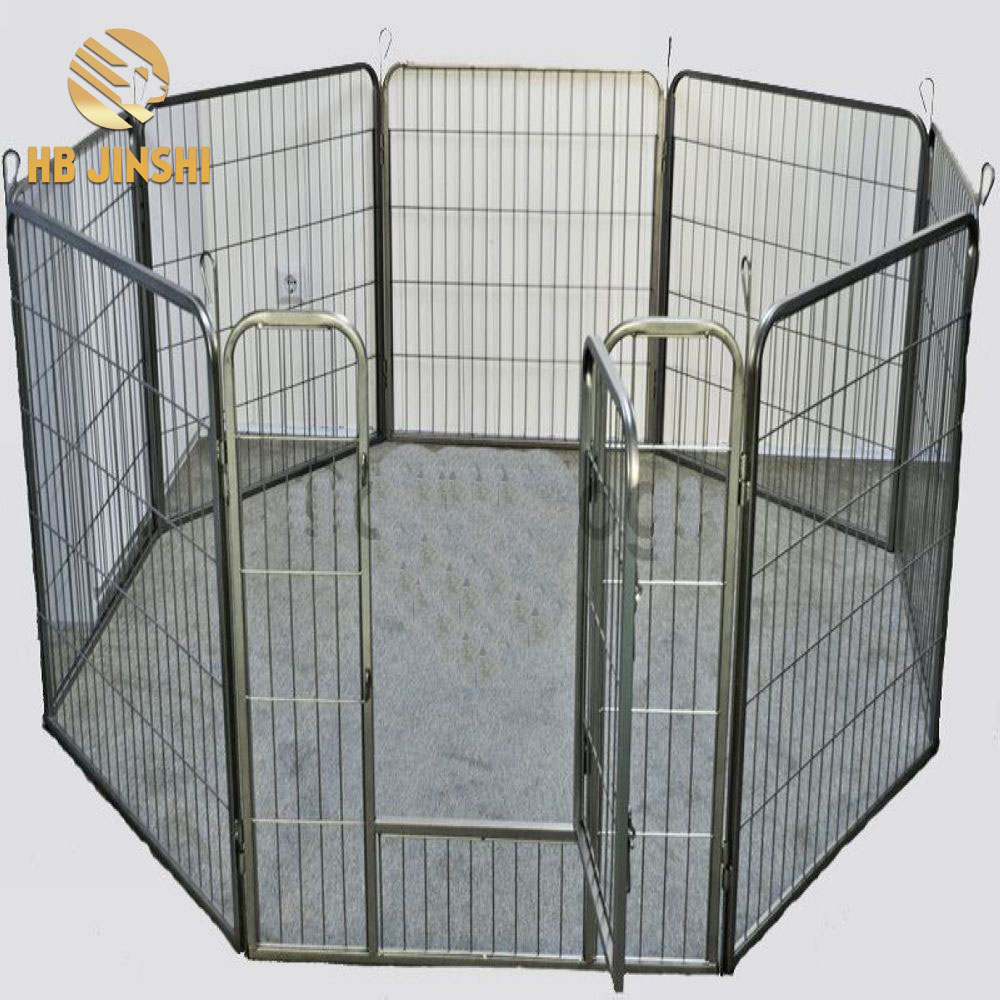 Hot Sale Direct Manufacturer 80×80 cm x 8 Panels Dog Playpen Exercise Fence Enclosure