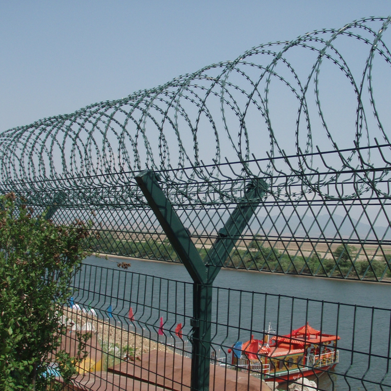 Security Fence Panels 4.0mm Powder Coated Welded Wire Mesh