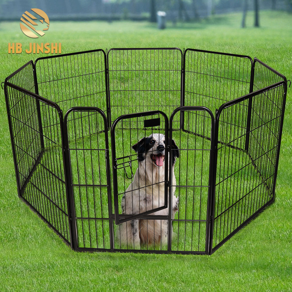 Hot Sale High Quality Cheap Price 80×80 cm 8 Panels Metal Wire Dog Playpen