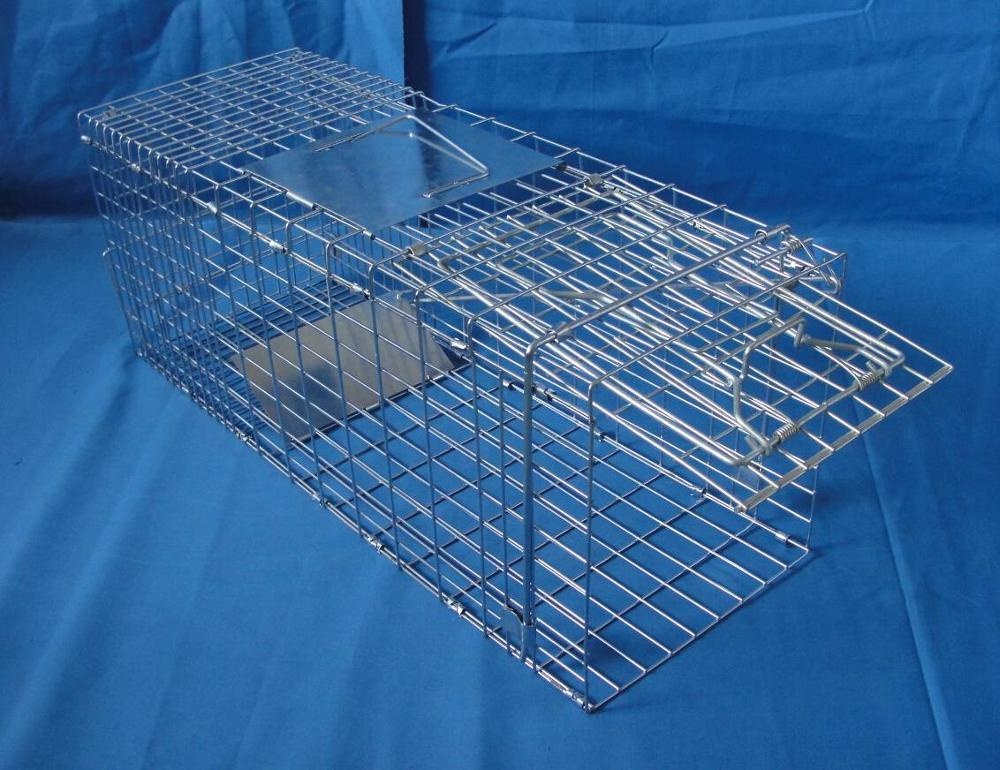 93x35x30cm galvanized Collapsible Humane Animal Trap cage