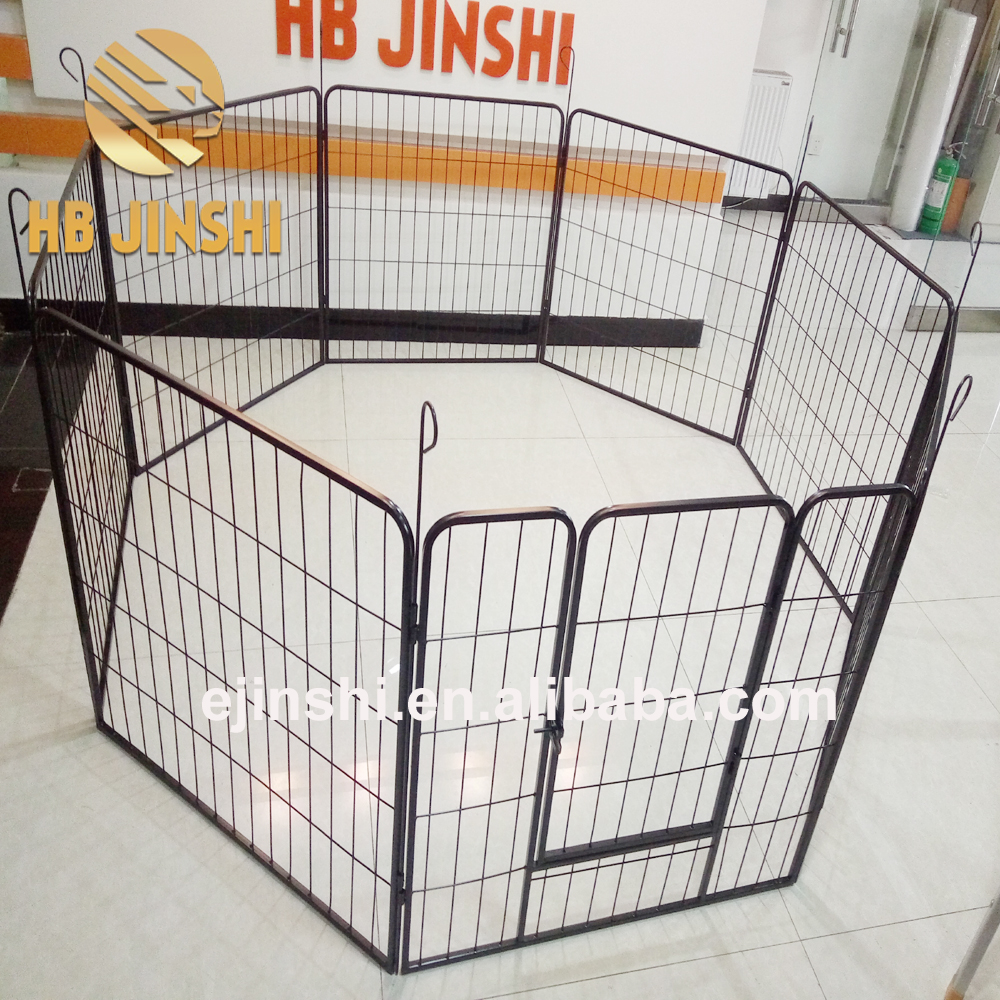 Dog Pen Metal Fence Gate Portable Outdoor Crate Enclosures 32" Height 16 Panel