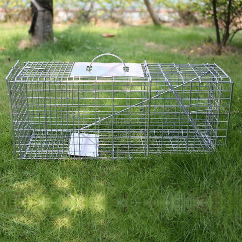 36"x13.5"x12"collapsible human animal trap cage for rat & possum &raccoon & wild cat
