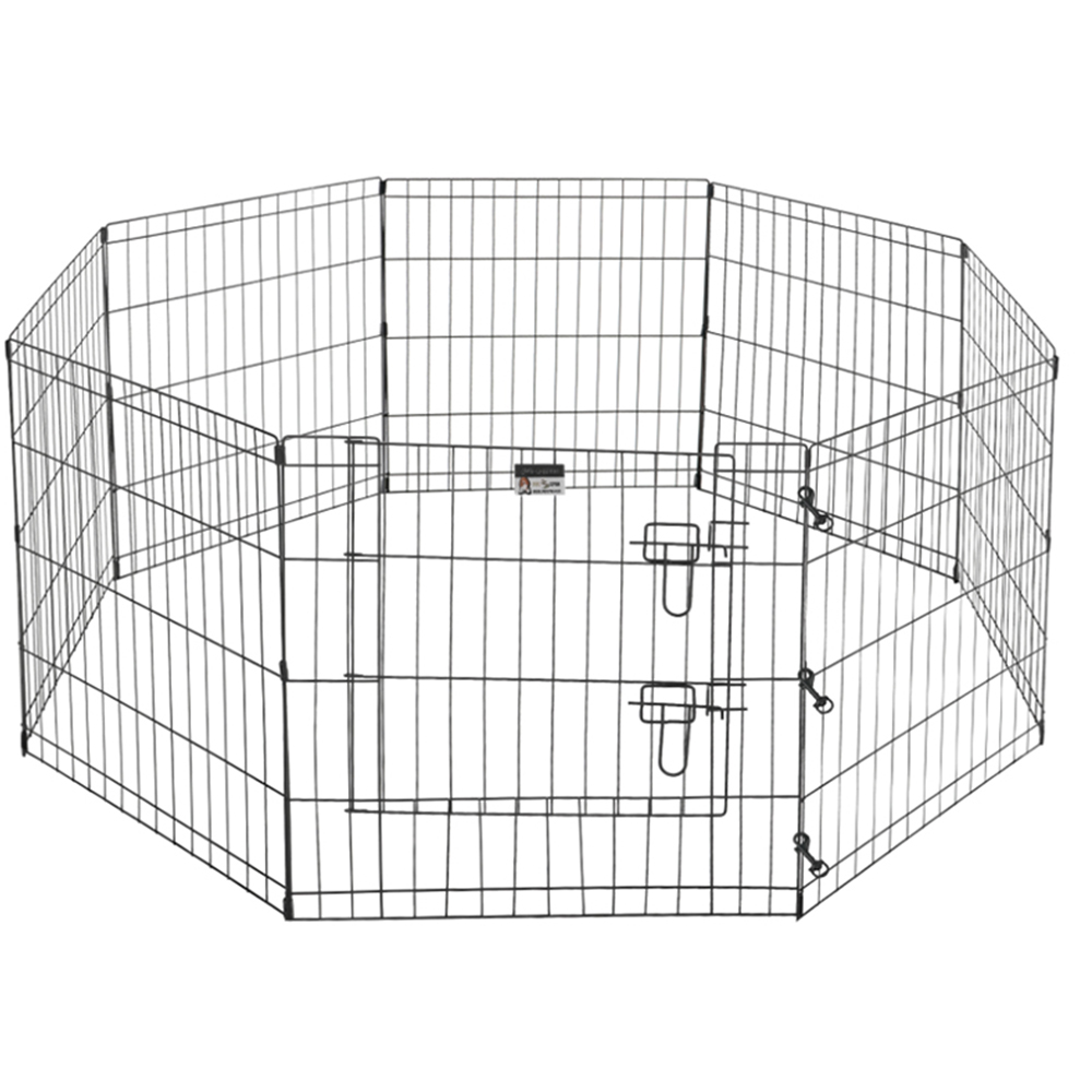 80x75cmx8 Panels Collapsible Galvanized Wire Dog Playpen