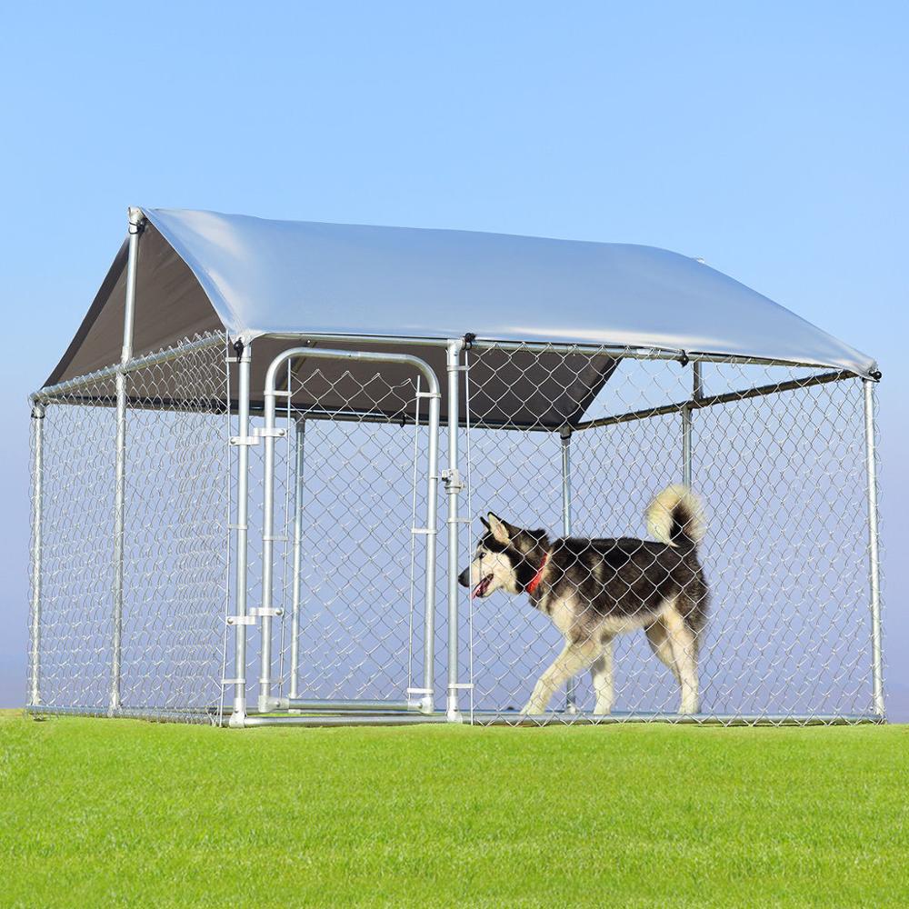 hot sale 10' x 10' x 6' cheap large outdoor dog run(professional manufacture in China)