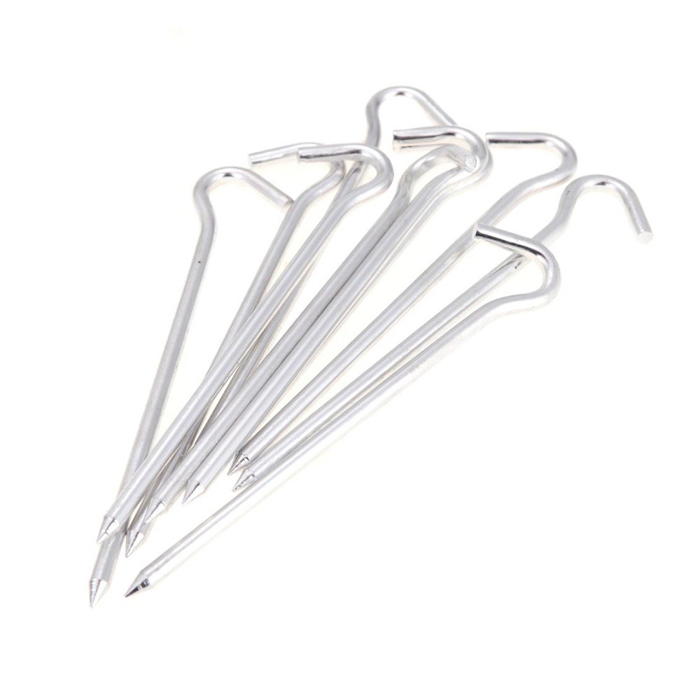 9" Galvanized Non-Rust Anchoring Tent Stakes Pegs for Outdoor Camping