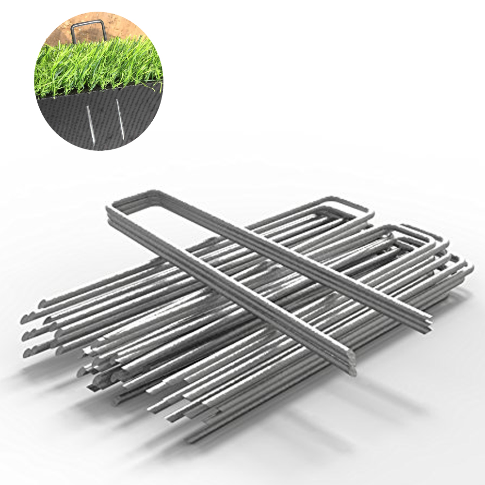 Square Top Landscape Garden Sod Staples U Nails Pegs Pins U Shape Stakes