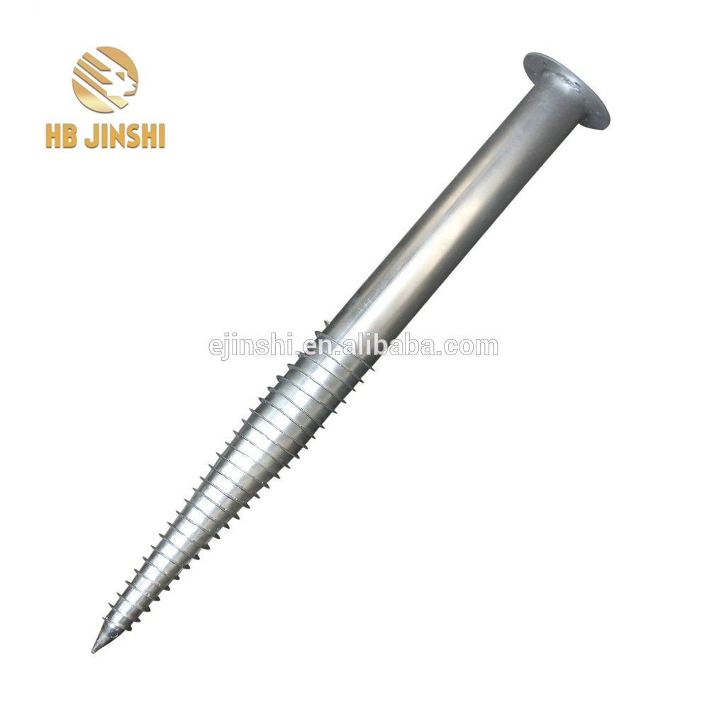 good quality galvanized steel anchors for solar mounting/earth screw pole anchor/ground screw pole anchor